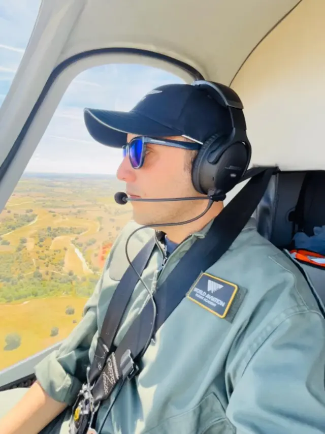 Víctor García, aprendiendo a volar.