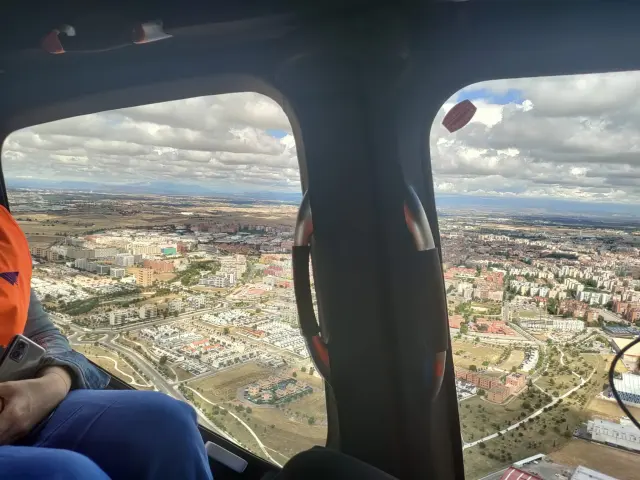 Vistas desde el helicóptero