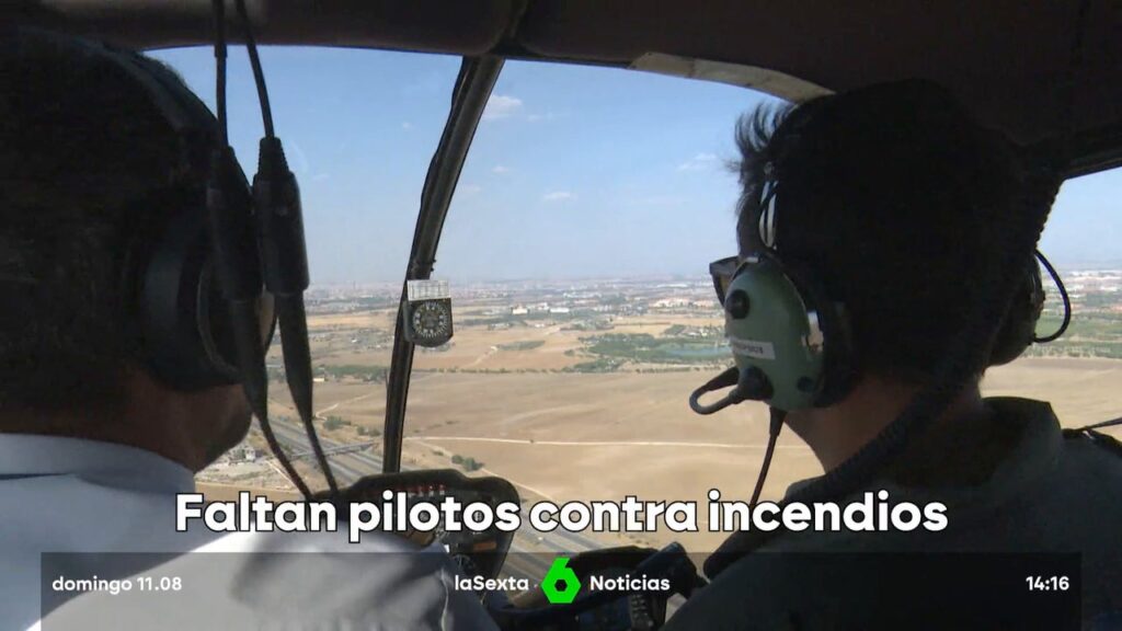 Faltan pilotos contra incendios